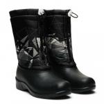 Д321 Сапожки женские графика черный