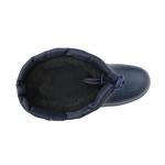 Д321 Сапоги женские утепленные на молнии и кулиске высокие синий