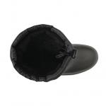 Д321 Сапоги женские утепленные на молнии и кулиске высокие черный