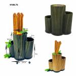 Органайзер для ножей и кухонных ножниц с наполнителем 22см