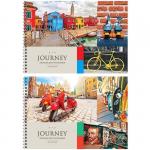 Альбом для рисования 40л., А4, на гребне Путешествия.Collage oftravel., А40сп_26288