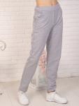 Брюки "Натали" серый меланж