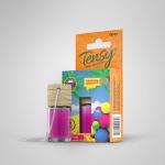 Ароматизатор в авто. Бутылочка Бабл гам с пробником 6  мл