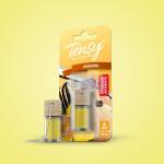 Ароматизатор в авто. Бутылочка в блистере с пробником, ваниль