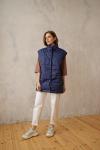 *Жилет со стойкой oversize Нэви
