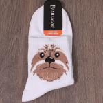 011/3 Носки 38-43 размер белый высокие