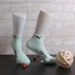 012/1 Носки женские PM зелёные короткие