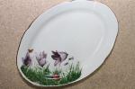 Блюдо овал. 330  мм ф Идиллия Степной колокольчик