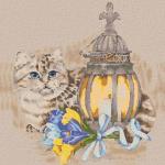 KHM0079 Картина по номерам (30х30) УЮТНЫЙ ВЕЧЕР (24 цвета) 1/23