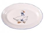 Блюдо овал. 315 мм ф Надежда Гуси