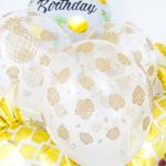 Набор воздушных шаров S 12 шар пастель 5 ст. рис. Фруктовый микс 5 шт. #70206