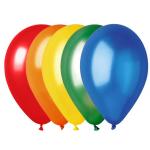 Воздушные шары 5 шт, 10/25 см Радуга цвета (микс)
