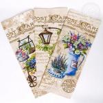 К-т полотенец "Встреча" 50*60 см - 3 шт. рогожка хлопок 100%