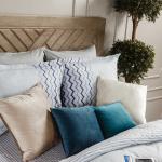 КПБ Arya Simple Living Lita, серый с синим                             (ar-200640-gr)