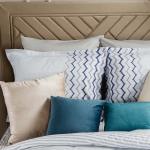 КПБ Arya Simple Living Lita, серый с синим                             (ar-200640-gr)