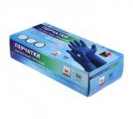 Перчатки латексные прочные High Risk 50шт (25пар) L, цена за кор, синие ADM, арт.HR003G