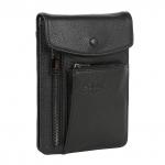 Мужская кожаная сумка 0707 (Черный)