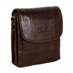 Мужская кожаная сумка 21048 (Коричневый)