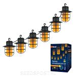 Гирлянда на солн.батарее Фонарики Uniel 72LED 1,8м/кабель 2м, эффект плам USL-S-121/PT2500 LANTERNS