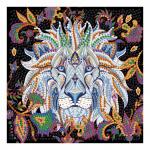 Алмазная мозаика ORIGAMI 03217 Белый лев