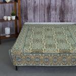 Покрывало гобелен Маскарад зеленый