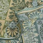 Покрывало гобелен Маскарад зеленый