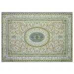 Покрывало гобелен Розы зеленый