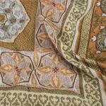 Покрывало гобелен Калейдоскоп оранжевый