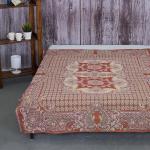 Покрывало гобелен Рабица (акант) красный