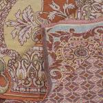 Покрывало гобелен Рабица (акант) красный