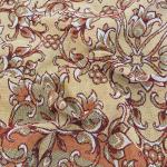 Покрывало гобелен Лилии красный