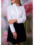 00222 Рубашка белая из шифона