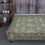 Покрывало гобелен Кисти зеленый