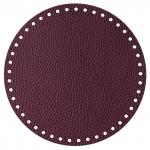 Дно для сумки круглое 20 см. Вишня