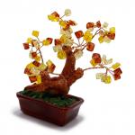 Дерево счастья SEW26-2YN Янтарь 14см-8см NS-104 открывает финансовый поток дарует изобилие