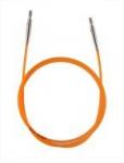 Оранжевая леска для съемных спиц KnitPro, 80 см. Арт.10634