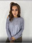 Джемпер  Женский 3003 "Вырез Плечо" Серый