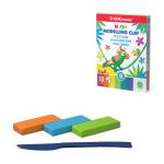 Классический пластилин ErichKrause® Neon 6 цветов + 2 белых со стеком, 144 г