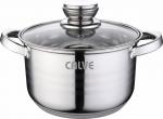 Кастрюля с крышкой 24 см / 5,2 л CALVE CL-1894 (серия Molly)