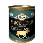 Мясо лося, томленое с брусникой и можжевеловой ягодой