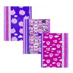 Набор вафельных полотенец 3 шт 1082/1 Поросята в облаках цвет сиреневый