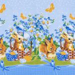 Набор вафельных полотенец 3 шт 191601 Пасхальный кролик