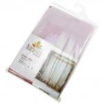 "Miranda" Штора для ванной тканевая 180х200см "Ликия, розовый", 100% п/э (Турция)