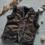 Жилет детский из овчины