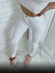 Джеггинсы стрейч белые AN123-102