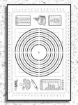 Коврик для раскатки и выпечки теста "Бейкер" 30х40