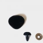 Носик винтовой с заглушкой для игрушек, цвет черный бархатный