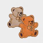 Аппликация (нашивка) на одежду мишка 10,5х8,5 см