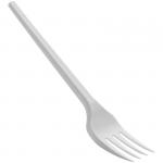 Вилки одноразовые OfficeClean, набор 100шт., эконом, ПС, белые, 16 см , 245850