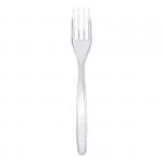 Вилки одноразовые OfficeClean, набор 48 шт., ПС, прозрачные, 18 см, 306571